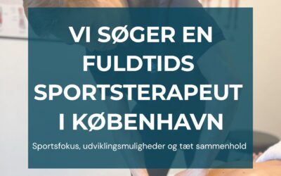Sportsterapeut i København søges (Fuldtid)
